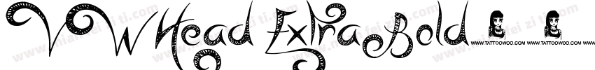 VW Head ExtraBold字体转换